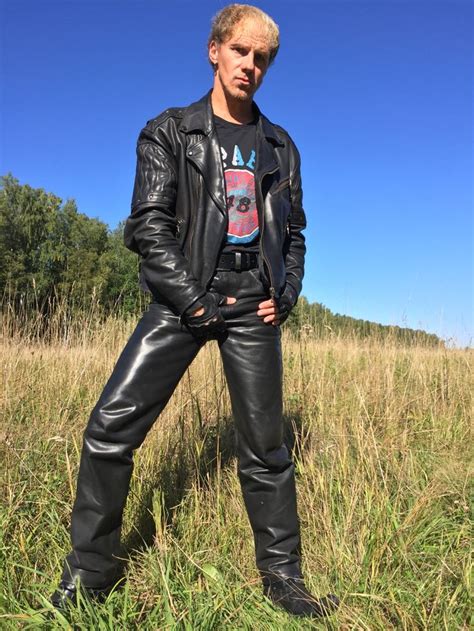 Leather Gay Man Constantine Timofeyev