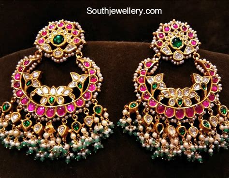 Kundan Earrings latest jewelry designs - Jewellery Designs