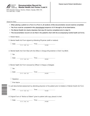 Fillable Online Mountsinai On MSH FPP Treatment Referral Form Doc Fax