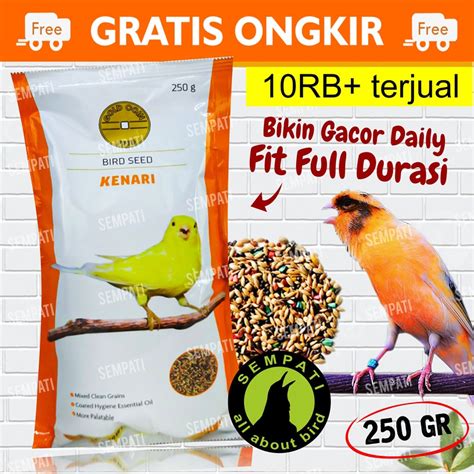 Jual Gold Coin Kenari Special Blend Pakan Burung Kenari Gram