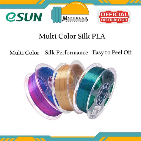 Esun Pla Silk Magic Dual Color Pla Silk Mystic Multi Color Filament