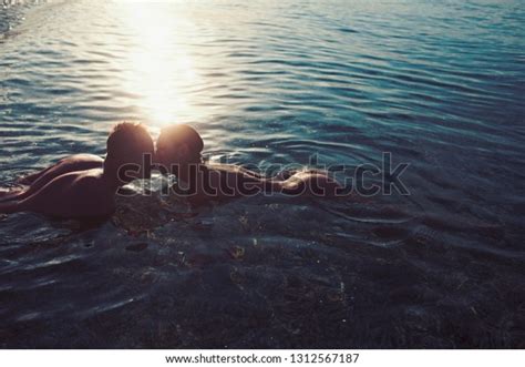 Love Relations Naked Couple Sea Water Stock Photo Shutterstock