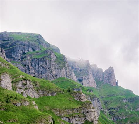 Scenic Landscape in Bucegi Mountains from Jepii Mici Trail, a Popular ...