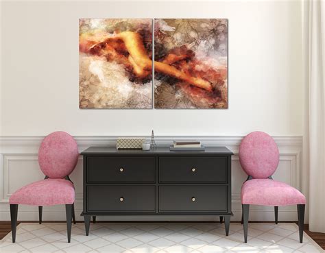 Naked Woman Extra Large Wall Art Woman Butt Photo Nude Woman Poster Trendy Wall Art Bathroom