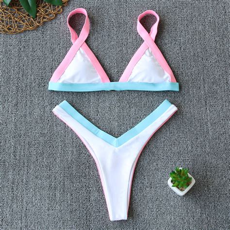 Brazilian Patchwork Sexy Bikini For Summer Ebay