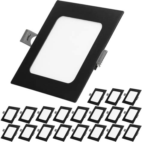 5 X Pannello Led Ultraslim Luci Da Soffito Sottile 7X7 Cm Smd 2835 3W