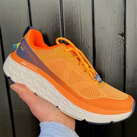 Skechers Org Mens Max Cushioning Delta Super Cool Orange Herre