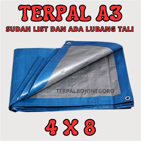 Jual Naga Mas Terpal Plastik 4x8 Meter Type A3 Tutup Truk Tenda Alas