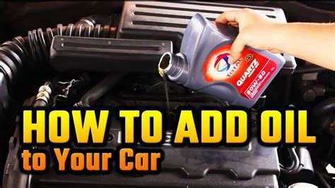 How To Add Engine Oil To Your Car Quick Tips YouTube