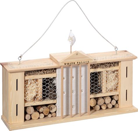 Luxus Insektenhotels Hôtel à Insectes avec 5 nichoirs Amazon fr Jardin