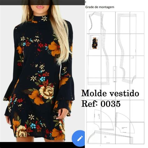 Molde Para Malha Nos Tamanhos Pp P M E G Dresses With Sleeves Long