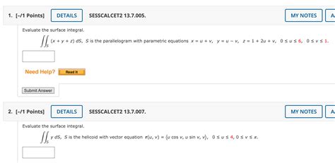 Solved Evaluate The Surface Integral S X Y Z DS S Is The Chegg