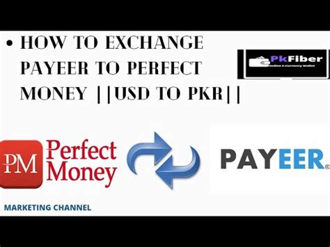 How To Exchange Payeer To Perfect Money USD To PKR YouTube