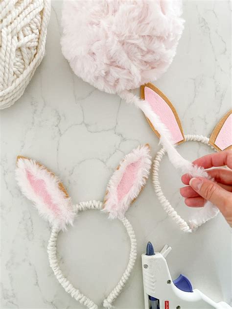 Hop In And Get Excited Simple Diy Bunny Headband Diy Bunny Ears