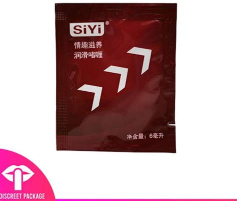 SiYi Lubricant Pocket Friendly 1pc 6ml Sachet Water Soluble Thick Transparent Lubricant Sex