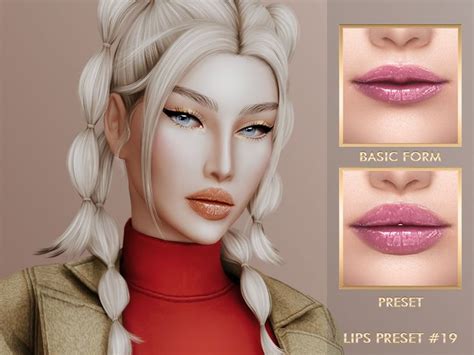 Jul Haos Patreon Lips Preset In Sims Sims Sims Cc