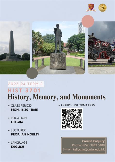 HIST3701 Department Of History The Chinese University Of Hong Kong