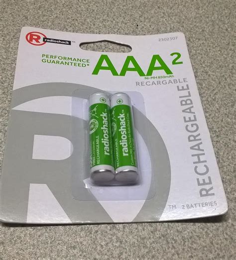 Brand New Radioshack Mah Aaa Ni Mh Batteries Pack Catalog