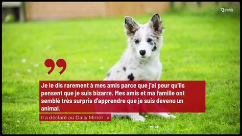 Un Homme Qui Est Devenu Un Chien Craint Que Ses Amis Le Pensent Fou