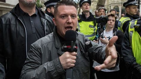 Tommy Robinson Claims Police Harassed Him Bbc News