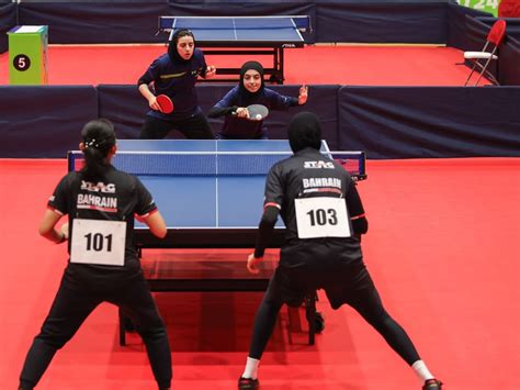 Bahraini Duo Clinches Gold Medal In Table Tennis Doubles At Awst