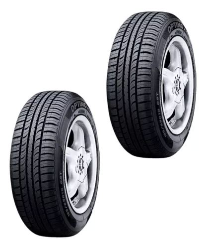 Paq X2 Llantas 155 70 R14 Hankook Optimo K715 77t Eo Spark Meses Sin