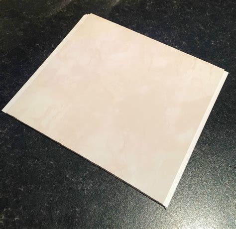 Beige Marble 8mm Wall Panels Bathroom Ceiling Panels Kitchen Pvc Shower Wet Wall Cladding 4