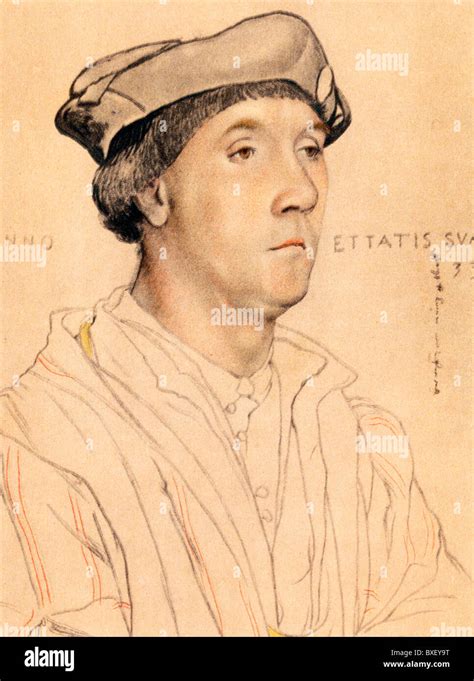 Sketch By Hans Holbein The Younger Portrait Of Sir Richard Southwell