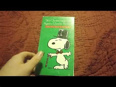 It S Christmastime Again Charlie Brown Vhs Review Youtube