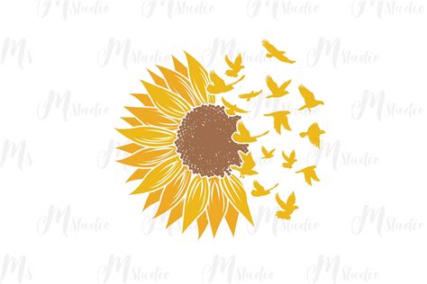 Sunflower Pattern SVG