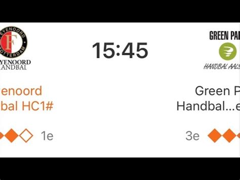 Feyenoord Handbal Greenpark Aalsmeer Hc Youtube