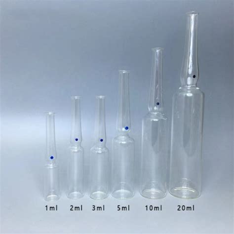 Ml Ml Glass Empty Pharmaceutical Ampoule Cosmetic Vitamin Clear