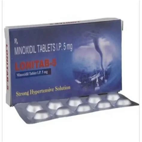 Minoxidil Tablet 5mg At Rs 320 Box Lonitab In Nagpur ID 2851274576873