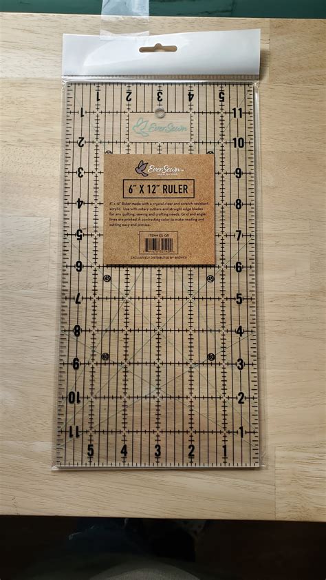 Eversewn 6″ X 12″ Clear ruler | themakerysewing.com