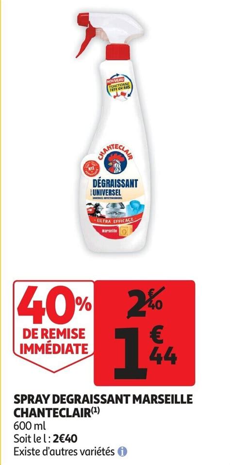 Chanteclair Spray Degraissant Marseille 600ml Promotie Bij Auchan