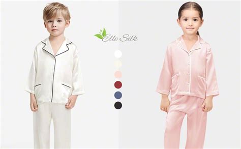 Silk Pajama Sets for Girls & Boys, Kids Pajamas | ElleSilk