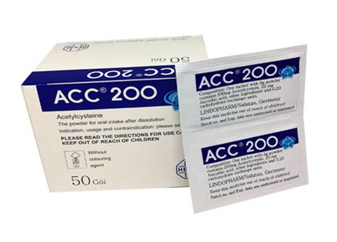 Acc 200mg Thuốc Biệt Dược Công Dụng Cách Dùng Sdk Vn 11089 10