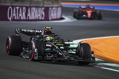 Hamilton Strange To See Ferrari Behind Mercedes In Saudi Arabia