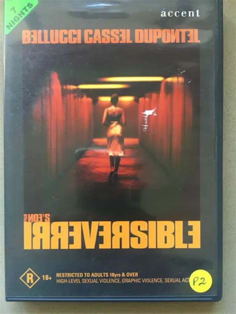 Irreversible Dvd Monica Bellucci Vincent Cassel Gaspar Noe Region