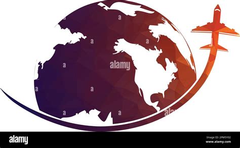 Travel agency vector logo template. Holiday logo template globe travelling logo vector design ...