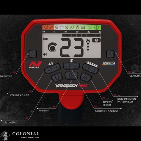Minelab Vanquish 440 Metal Detector - Colonial Metal Detectors