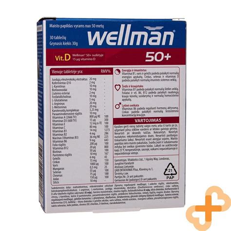 Vitabiotics Wellman 50 30 Tablets To Help Maintain Health And Vitality Ebay