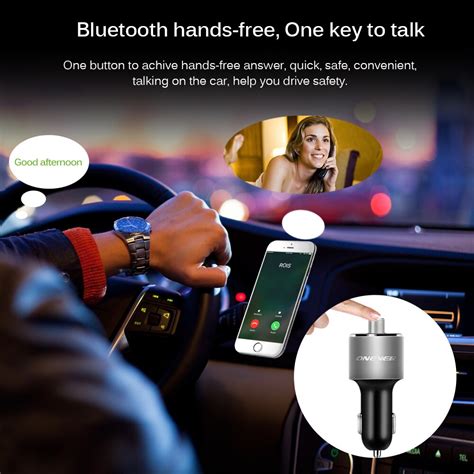 Onever Draadloze Bluetooth Fm Zender Modulator Aut Grandado