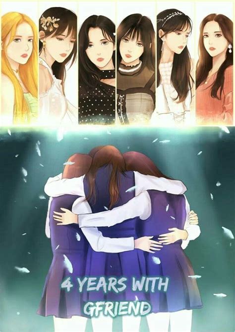 Gfriend 4 Aniversario Fanart Image K Pop Sowon Yerin Eunha SinB Yuju