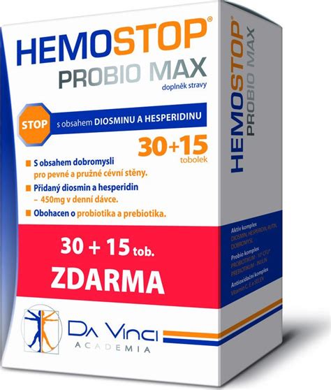 132 Recenzí Da Vinci Academia Hemostop Probio MAX Da Vinci Academia