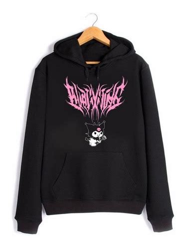 Kuromi Cute Buzo Canguro Unisex Aesthetic Goth Kawaii Avellaneda