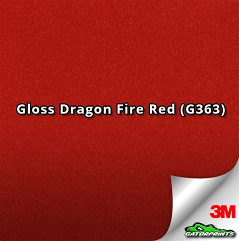 Gloss Dragon Fire Red (G363) - Vinyl Wrap - Gatorprints