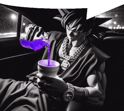 goku lean sticker goku lean discover share gifs