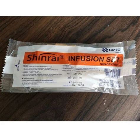 2 Mm Shinrai Infusion Set For Hospital At Rs 14 In New Delhi ID