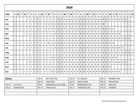printable julian calendar 2026 2